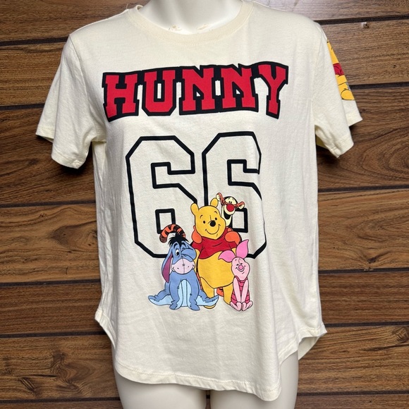 Disney Winnie the Pooh Cream T-Shirt Hunny 66 size small - Picture 6 of 6